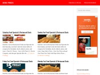Desktop screenshot for menuprices.net