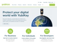 Desktop screenshot for yubico.com