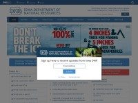 Desktop screenshot for iowadnr.gov