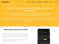 Desktop screenshot for cucotv.co