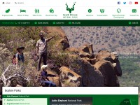 Desktop screenshot for sanparks.org
