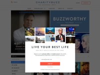 Desktop screenshot for charitybuzz.com