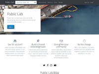 Desktop screenshot for publiclab.org