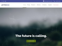Desktop screenshot for primevox.net