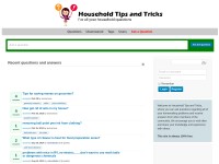 Desktop screenshot for householdtipsandtricks.org