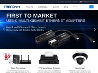 Desktop screenshot for trendnet.com