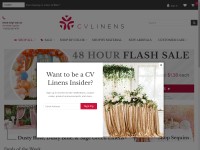 Desktop screenshot for cvlinens.com