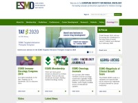 Desktop screenshot for esmo.org