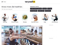 Desktop screenshot for verywellfit.com