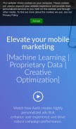 How aarki.com looks like on a mobile device such as an iPhone.