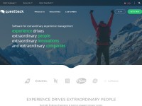 Desktop screenshot for questback.com