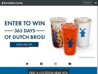 Desktop screenshot for dutchbros.com