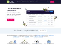 Desktop screenshot for optimalworkshop.com