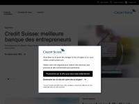 Desktop screenshot for credit-suisse.com