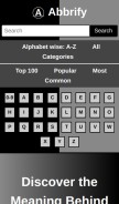 How abbrify.com looks like on a mobile device such as an iPhone.
