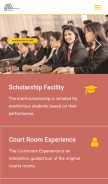 How abbslaw.edu.in looks like on a mobile device such as an iPhone.