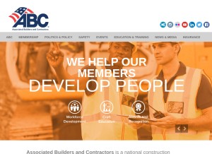 How abc.org looks like on a tablet such as an iPad.