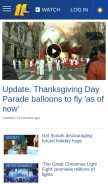How abc11.com looks like on a mobile device such as an iPhone.