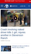 How abc7.com looks like on a mobile device such as an iPhone.