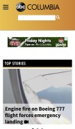 How abccolumbia.com looks like on a mobile device such as an iPhone.