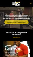 How abcfinancial.com looks like on a mobile device such as an iPhone.