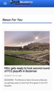 How abcfoxmontana.com looks like on a mobile device such as an iPhone.