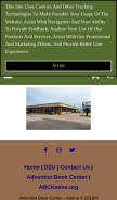 How abckeene.com looks like on a mobile device such as an iPhone.