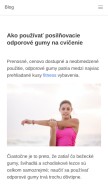 How abcreklama.sk looks like on a mobile device such as an iPhone.