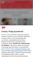 How abczdrowie.pl looks like on a mobile device such as an iPhone.