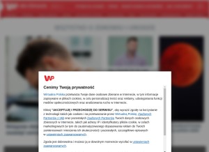 How abczdrowie.pl looks like on a tablet such as an iPad.