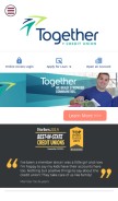 How abecu.org looks like on a mobile device such as an iPhone.