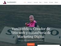 Desktop screenshot for yuniwebseo.com