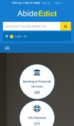 How abideedict.com looks like on a mobile device such as an iPhone.