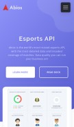 How abiosgaming.com looks like on a mobile device such as an iPhone.