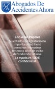 How abogadosdeaccidentesahora.com looks like on a mobile device such as an iPhone.
