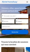How abritel.fr looks like on a mobile device such as an iPhone.