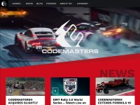 Screenshot of codemasters.com