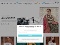 Desktop screenshot for indianfashionfollower.com