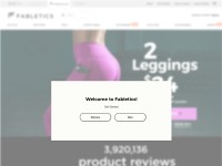 Desktop screenshot for fabletics.com