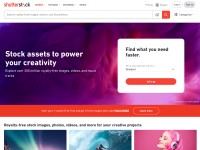 Desktop screenshot for shutterstock.com