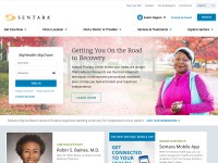 Desktop screenshot for sentara.com