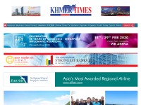Desktop screenshot for khmertimeskh.com