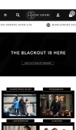 How accentclothing.com looks like on a mobile device such as an iPhone.