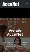 How accu.com looks like on a mobile device such as an iPhone.