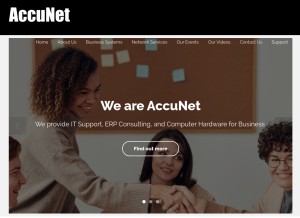 How accu.com looks like on a tablet such as an iPad.