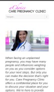 How achoice.org looks like on a mobile device such as an iPhone.