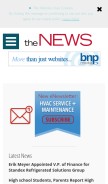 How achrnews.com looks like on a mobile device such as an iPhone.