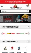 How acmetools.com looks like on a mobile device such as an iPhone.