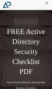 How activedirectorypro.com looks like on a mobile device such as an iPhone.