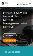 How activesolutionsgroup.com looks like on a mobile device such as an iPhone.